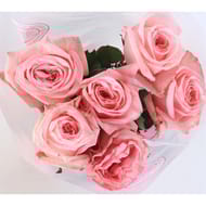 Bouquet de 5 roses de jardin