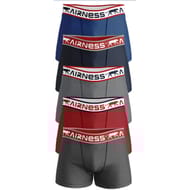 LOT DE 5 BOXERS HOMME AIRNESS NOIR X5 XL