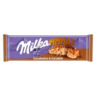Milka tablette cacahuète et caramel 276g