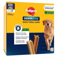 Pedigree dentastix pour chien (25kg et +) bâtonnets au poulet 2160g