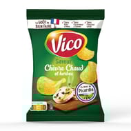 Vico chips saveur chèvre chaud et herbes 125g