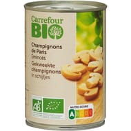 Carrefour bio Champignons de Paris émincés 230g