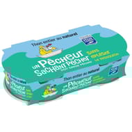 Un pécheur sachant pécher lot 2 1/5 thon entier pêche responsable au naturel 112g