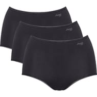 Lot de 2 slips maxi + 1 offert ligne Pure Comfort Sloggi 0004 NOIR L