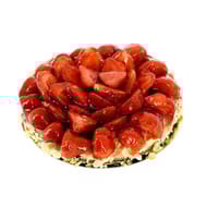 Tarte génoise aux fraises 6-8 parts