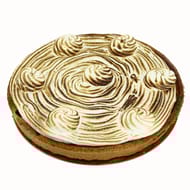 Tarte rhubarbe meringuée 6-8 parts