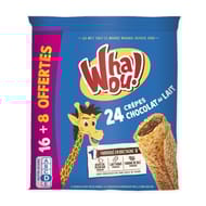 Crêpes chocolat au lait whaou x24 (16+8 offertes) 768g