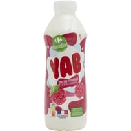 Carrefour sensation yaourt à boire parfum framboise 825g