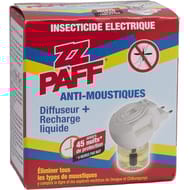 ZZ Paff kit diffuseur + recharge liquide anti moustiques