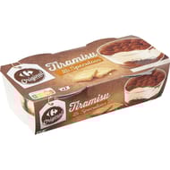 Carrefour original tiramisu au spéculoos 2x100g