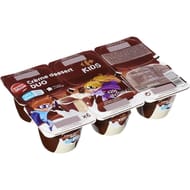 Carrefour kids crème dessert duo chocolat & lait 6x70g