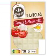 Carrefour original ravioles tomate et mozzarella 240g