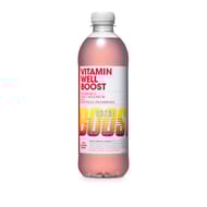 Vitamin well boissons saveur myrtille et framboise 500ml