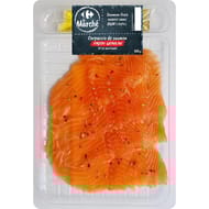 Carpaccio de saumon façon gravlax carrefour 150g