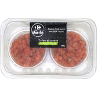 Tartare de saumon citron et aneth carrefour 140g