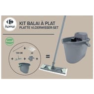 Carrefour home kit balai à plat essorable