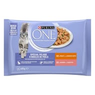 One purina effiles chat special pelage & boule de poils 4x85g
