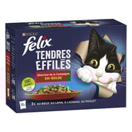 Félix tendres éfilées en gelée sélection de la campagne 12x85g