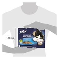 Félix tendres éfilés en gelée sélection de poissons 12x85g
