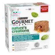 Gourmet nature's créations mousseline coeur en sauce 8x85g