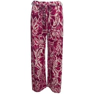 Pantalon fluide femme AOP FUCHSIA T44