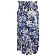Jupe longue femme BLUE LEAF AOP 46