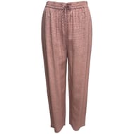 Pantalon fluide ROSE PALE AOP T48