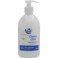 Carrefour soft crème lavante mains 1/4 crème hydratante 500ml