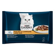 Gourmet perle duo sachets repas pour chat adulte à la viande - 4 x 85 g
