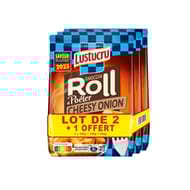 Lustucru roll à pôeler cheesy onion 280g - lot de 2 + 1