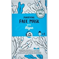 Carrefour soft masque tissu visage purifiant