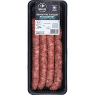 Carrefour le marché Chipolatas au roquefort x4 320g