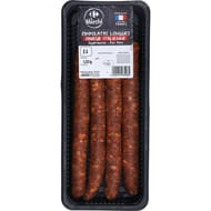 Chipolatas longues saveur italienne x4 320g Carrefour le marché