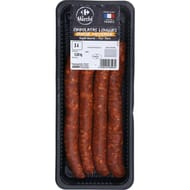 Chipolatas saveur mexicaine x4 320g Carrefour le marché