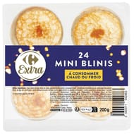 Carrefour Extra 24 mini blini 200g