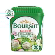 Boursin salade et apéritif échalote ciboulette 120g
