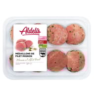 Médaillons de filet mignon à l'ail et au persil 300g Aldelis