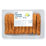 Panés au poisson CARREFOUR SIMPL la barquette de 1kg