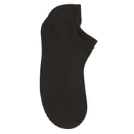 2 paires de socquettes invisibles unies fil d' écosse femme BLEUFORET DR8 NOIR/NOIR 37/41