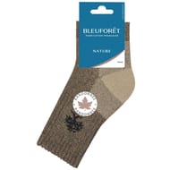 Socquettes de randonnée a côtes homme Bleuforêt BEIGE CT6 T39/42