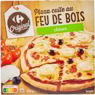 Carrefour original pizza cuite au feu de bois chèvre 420g