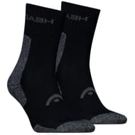 2 paires de mi chaussettes de randonnée homme HEAD 001 NOIR T43\46