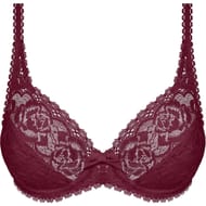 Soutien-gorge armature ligne Flower élégance recyclé Playtex 0FS CERISE NOIRE 100E