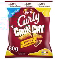 Curly le crunchy cacahuète 80g