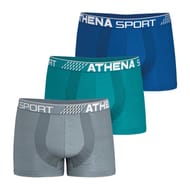 Lot de 3 boxers Fresh homme Athena 2510 GRIS/LAGON/BLEU T3