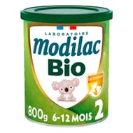 Modilac lait poudre bio 2ème âge 800g