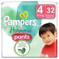 Pampers harmonie couches-culottes taille 4 de 9 à 15kg x32