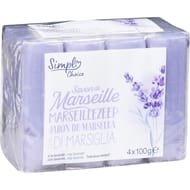 Simpl savon de marseille lavande 4x100g