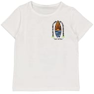 Tee shirt manches courtes garçon WHITE 14 ANS