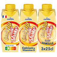 Boisson lactée goût vanille stérilisée uht